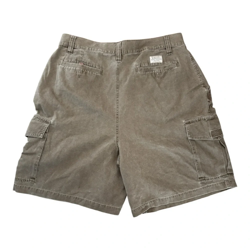 Abercrombie & Fitch Co. Y2K Cargo Shorts Vintage Hong Kong Baggy Size 38 - Picture 6 of 10